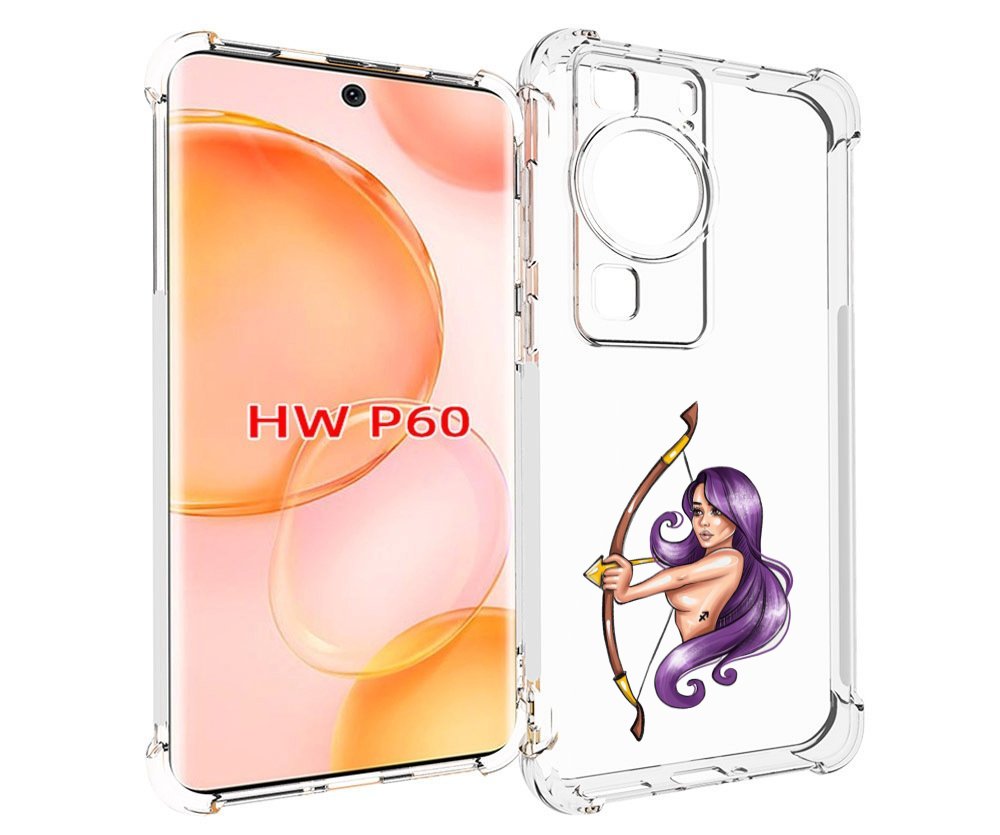 

Чехол MyPads Девушка-Стрелец женский для Huawei P60, Tocco