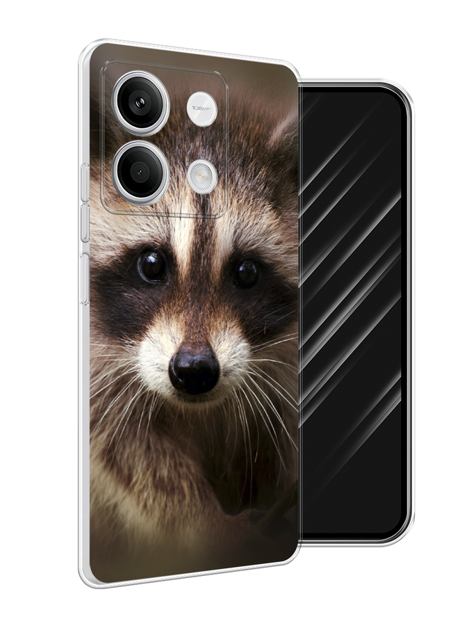 

Чехол Awog на Xiaomi Redmi Note 13 5G "Енот", Коричневый, 320050-1