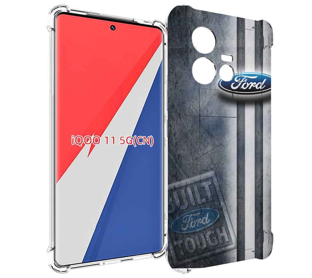 

Чехол MyPads ford форд 2 для Vivo iQOO 11, Прозрачный, Tocco
