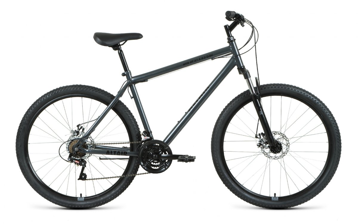 фото Велосипед altair mtb ht 27,5" 2.0 disc (2021) 19 / темно-серый 19 ростовка