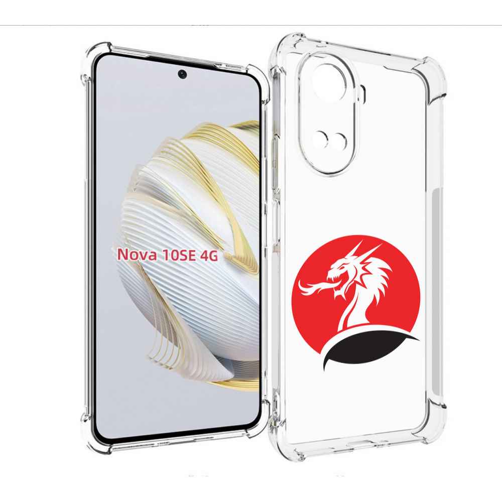 

Чехол MyPads дракон-рисунок для Huawei Nova 10 SE, Прозрачный, Tocco