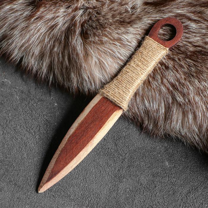 

Кунай игрушка Доброе дерево, 23 см, массив бука, Коричневый, "Кунай", 23 см, массив бука