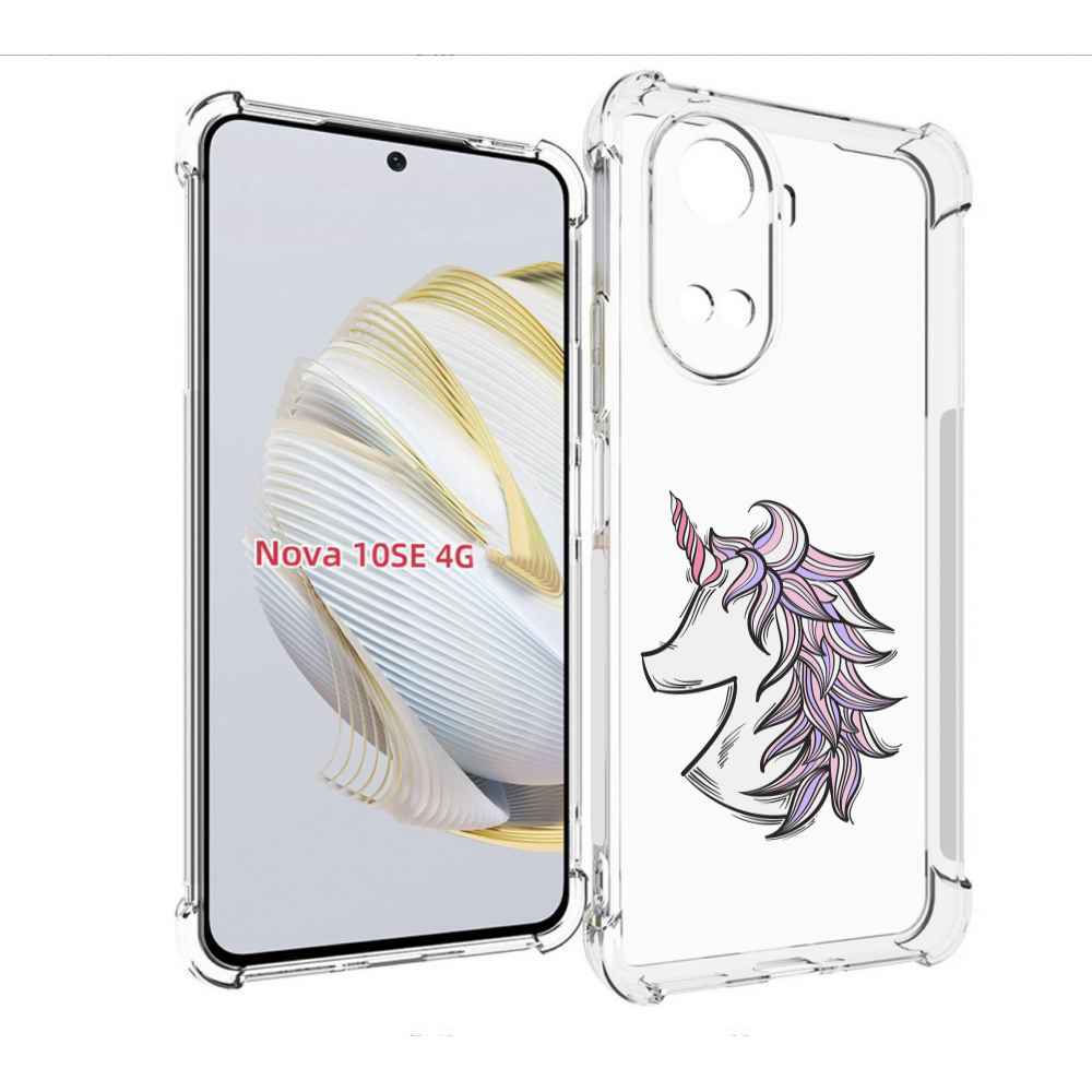 

Чехол MyPads единорог-рисунок для Huawei Nova 10 SE, Прозрачный, Tocco