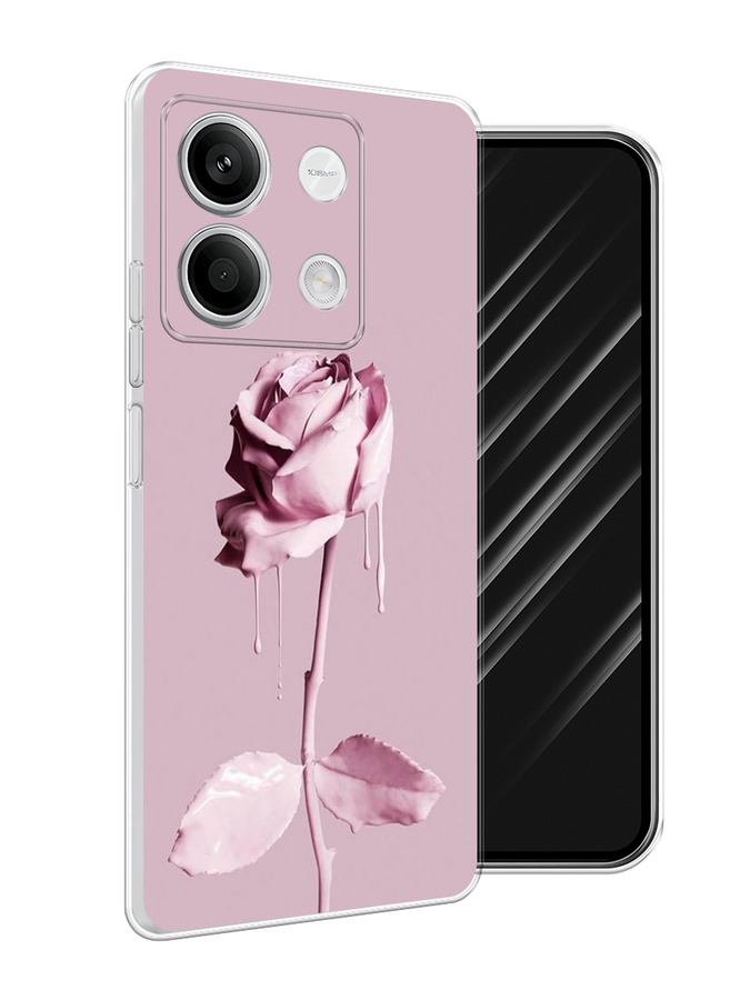 

Чехол Awog на Xiaomi Redmi Note 13 5G "Роза в краске", Белый;розовый, 320050-1