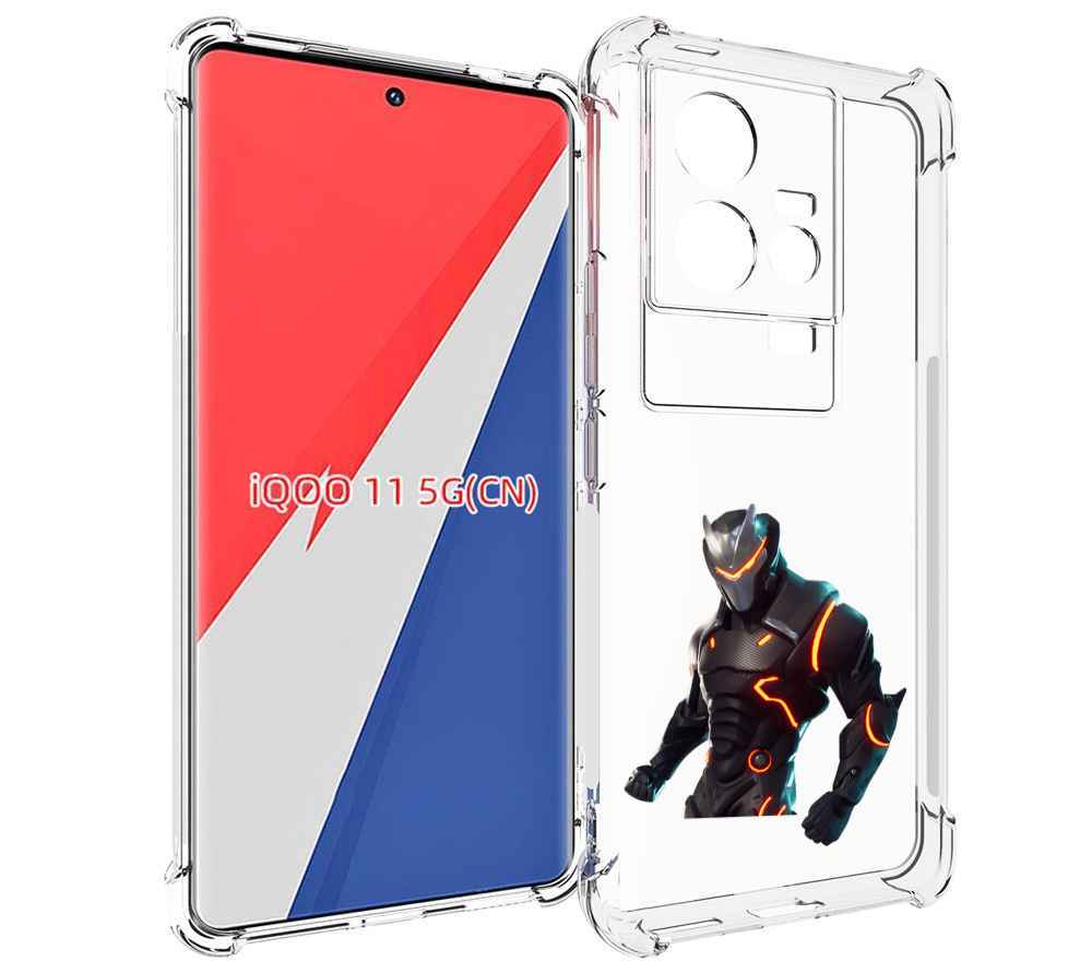 

Чехол MyPads fortnite-1 для Vivo iQOO 11, Прозрачный, Tocco