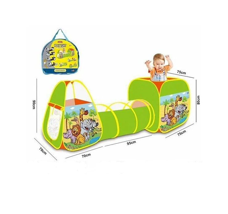 

Домик игровой нейлон 606-102-4D с тоннелем в сумке