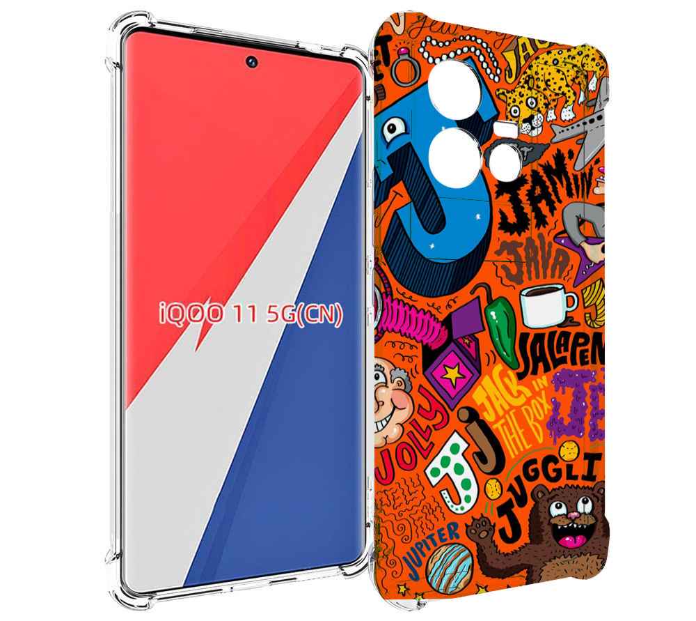 

Чехол MyPads funky-decor для Vivo iQOO 11, Прозрачный, Tocco