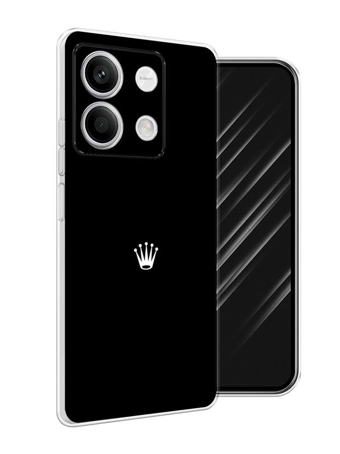 

Чехол Awog на Xiaomi Redmi Note 13 5G "Белая корона на черном фоне", Черный, 320050-1