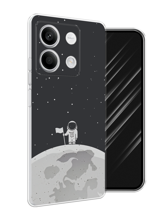

Чехол Awog на Xiaomi Redmi Note 13 5G "Первый на Луне", Черный, 320050-1