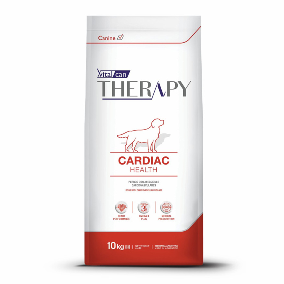 Сухой корм для собак Vitalcan Therapy Cardiac Health при болезнях сердца с курицей 10 кг 10747₽