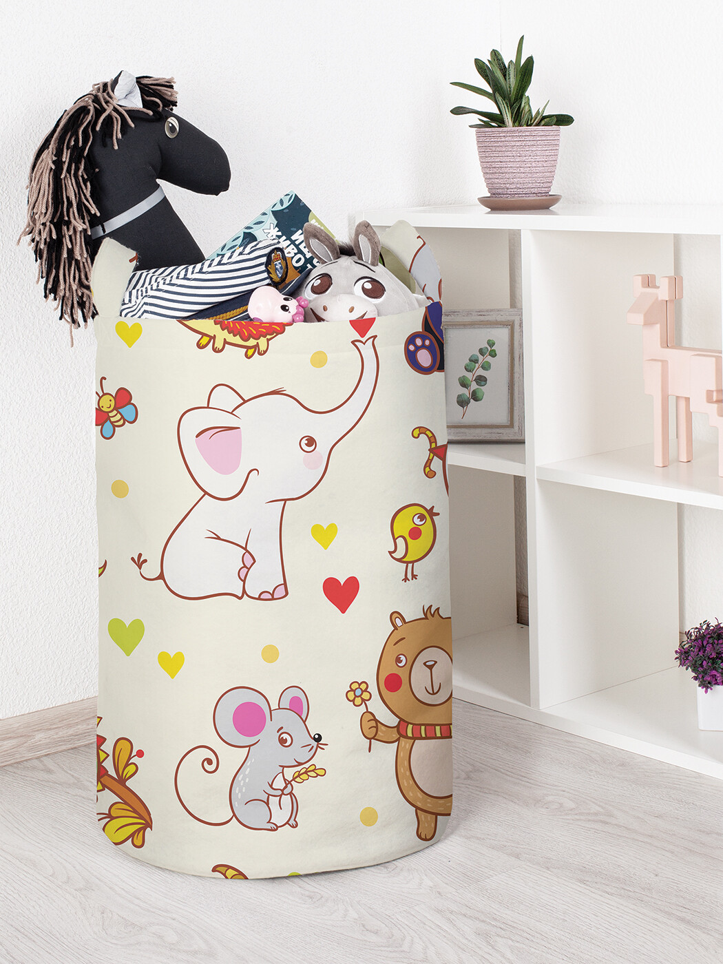 

Корзина для игрушек JoyArty 40x60 см toba_29154_L, Разноцветный