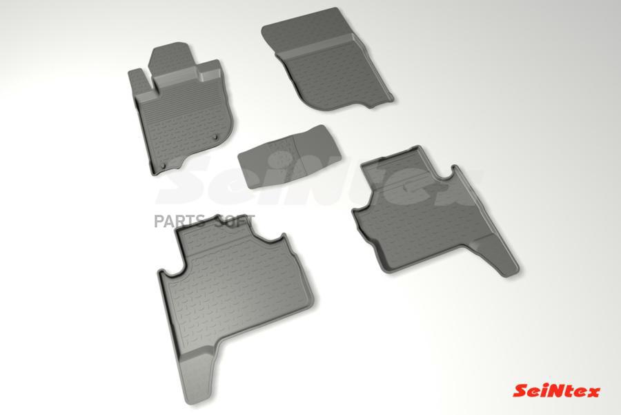 

Резиновые коврики SEINTEX с высоким бортом для Mitsubishi Pajero Sport 2016- / 87982