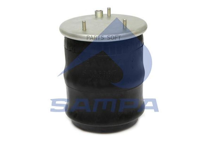 

SAMPA Пневморессора DAF (металлический стакан) (3 шп. M10мм,1 штуц. M16х1.5мм) SAMPA
