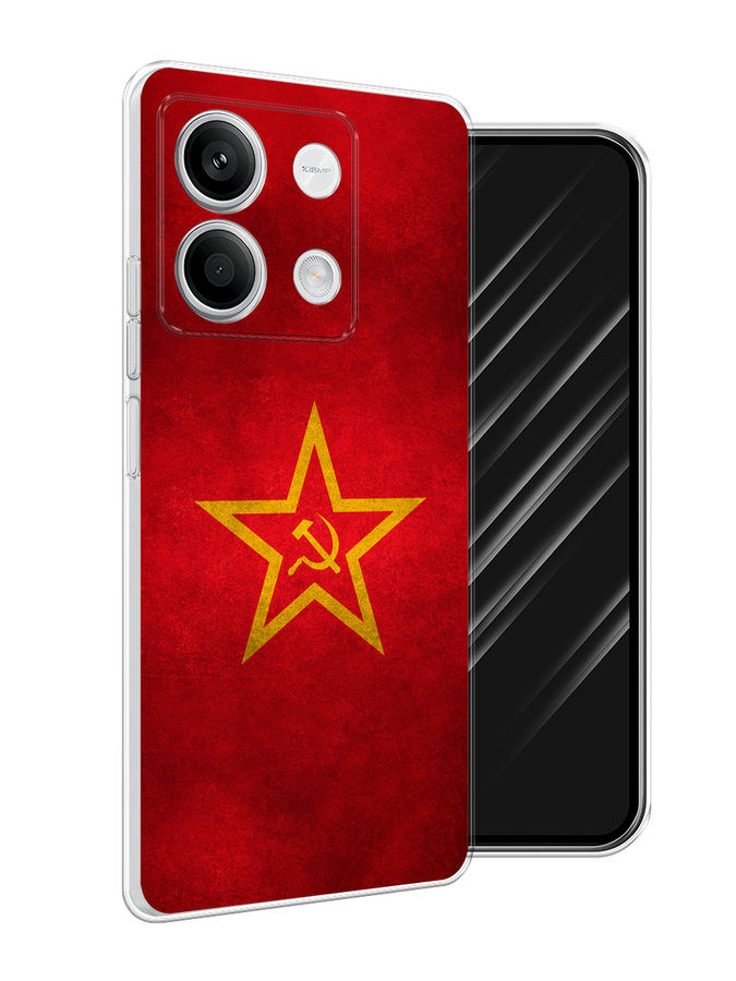 

Чехол Awog на Xiaomi Redmi Note 13 5G "Красное знамя", Желтый;красный, 320050-1