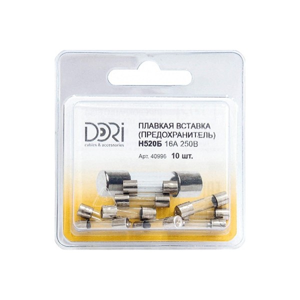 

DORI Плавкая вставка Н520Б 16А 250В 10 шт 40996