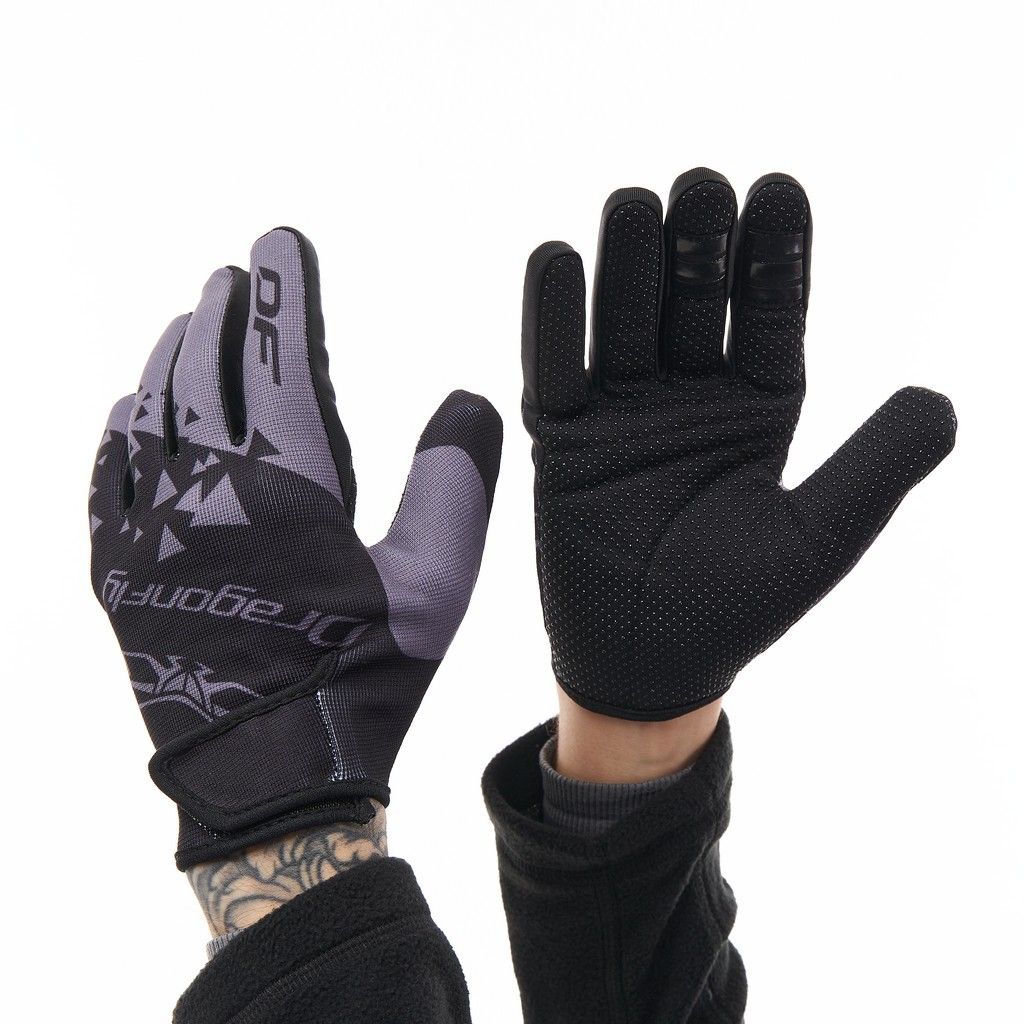 

Перчатки унисекс DRAGONFLY CROSS blackgrey, Черный;серый, CROSS