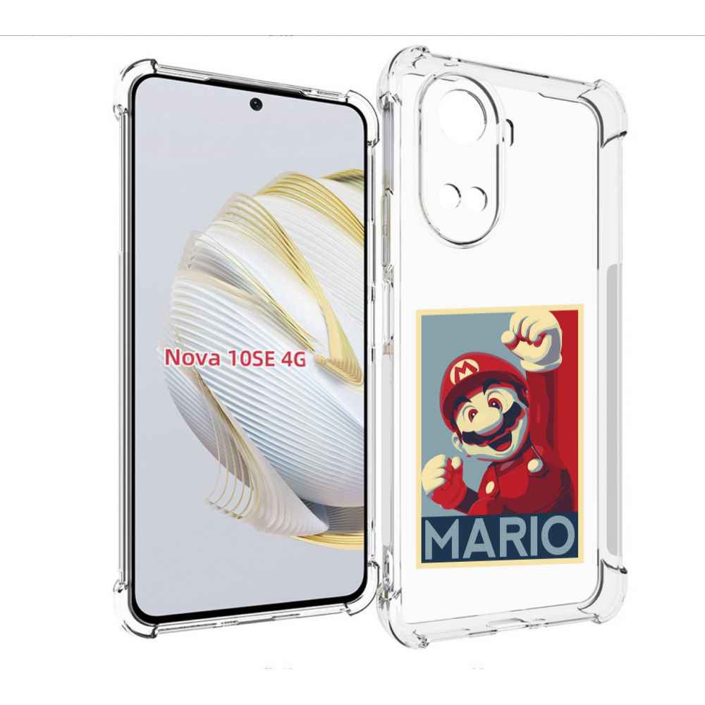 

Чехол MyPads злой марио для Huawei Nova 10 SE, Прозрачный, Tocco