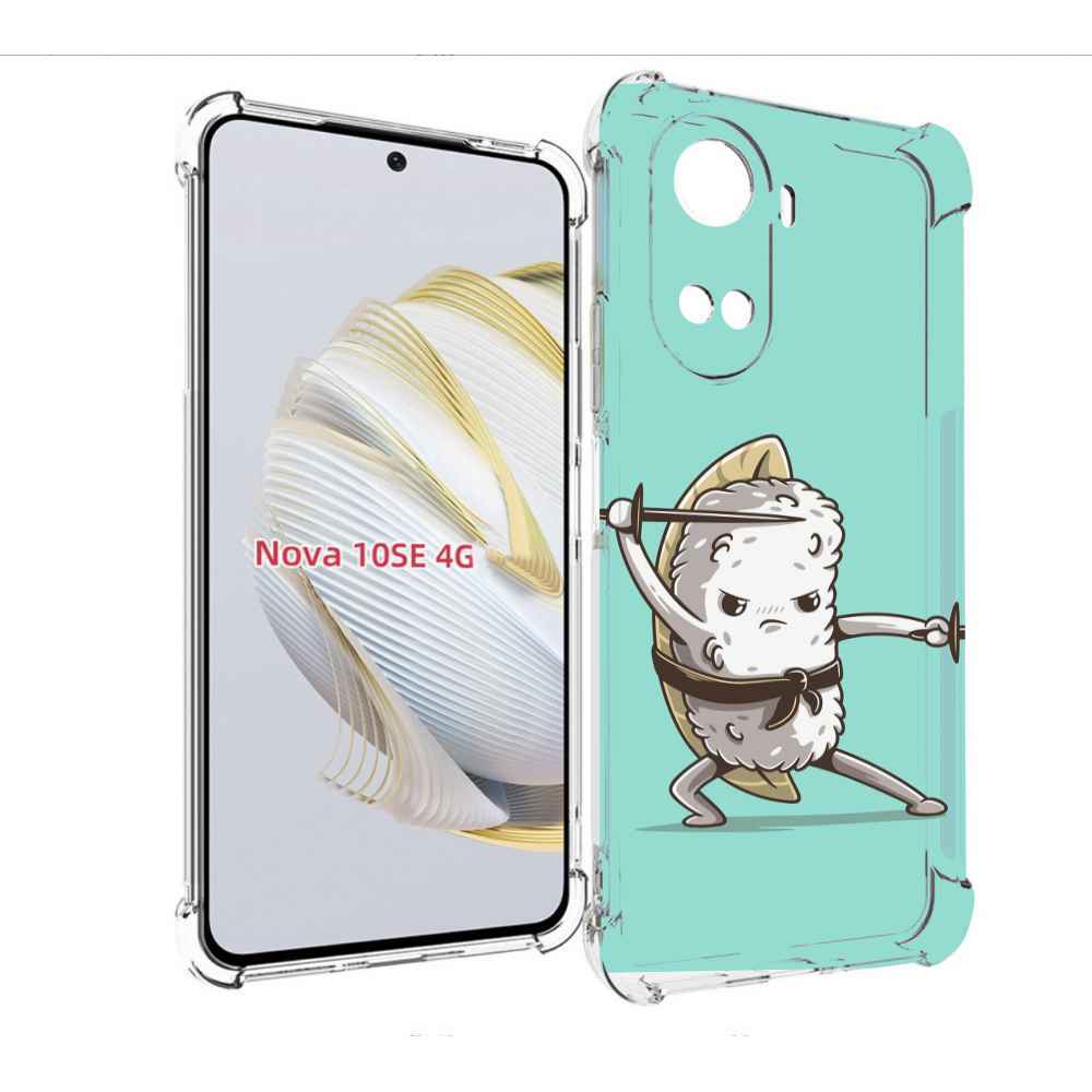

Чехол MyPads злой суши детский для Huawei Nova 10 SE, Прозрачный, Tocco