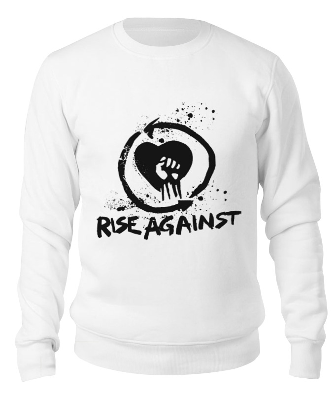 

Свитшот унисекс Printio Rise against белый M, Rise against