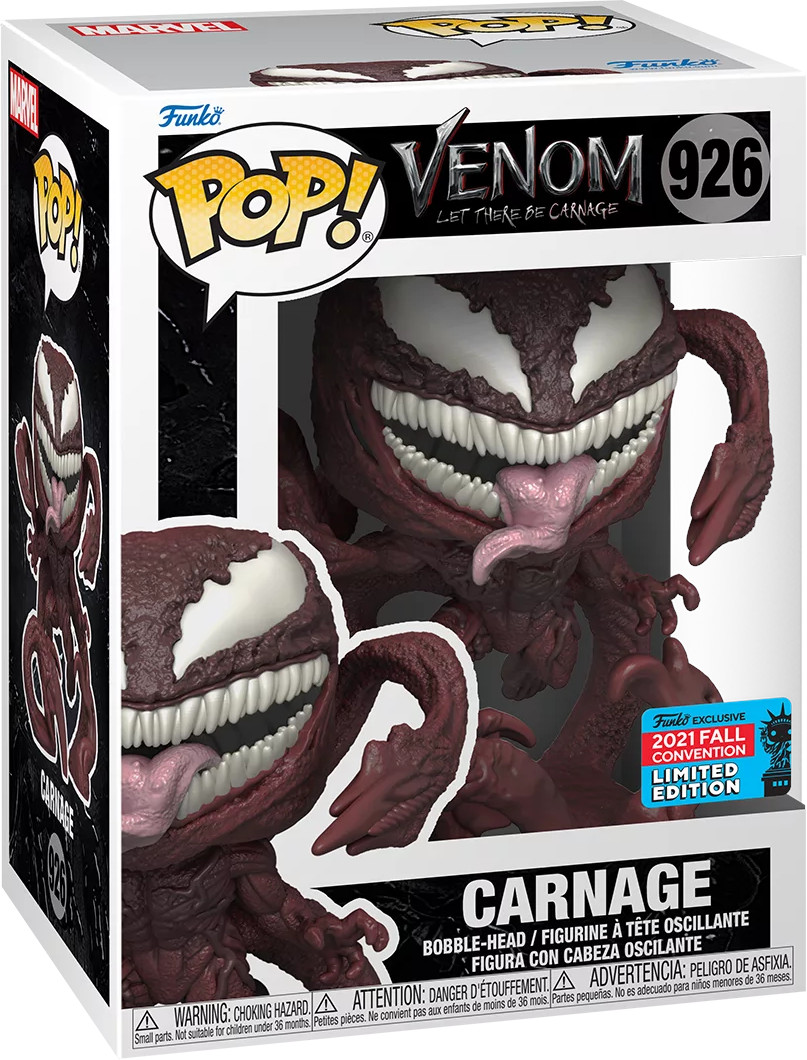 

Фигурка Funko POP! Bobble Marvel Venom 2 Carnage NYCC21 (Exc) 58598