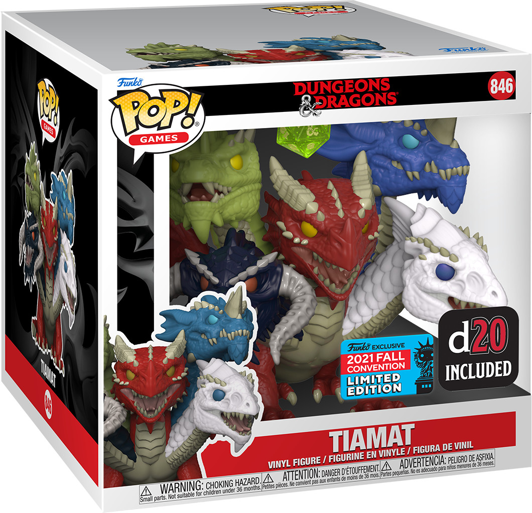 фото Фигурка funko pop! games d&d tiamat with d20 nycc21 6" (exc) 56466