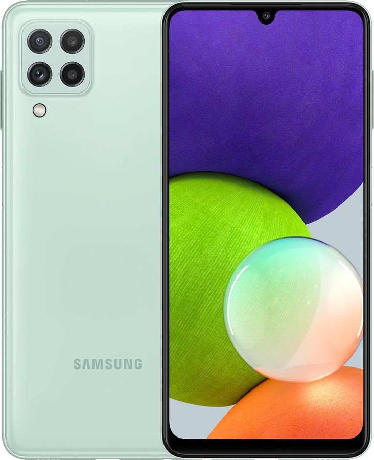 

Смартфон Samsung Galaxy A22 64Gb мятный (SM-A225F/DS)