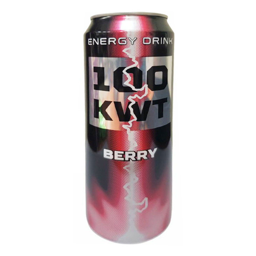 Энергетический напиток 100 KWT Berry газированный 450 мл
