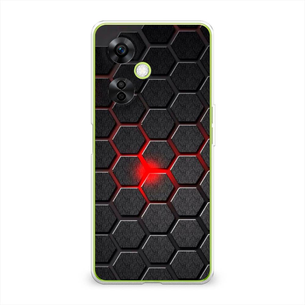 

Чехол на OnePlus Nord N30 5G "Соты красные", Красный;черный;серый, 153950-3