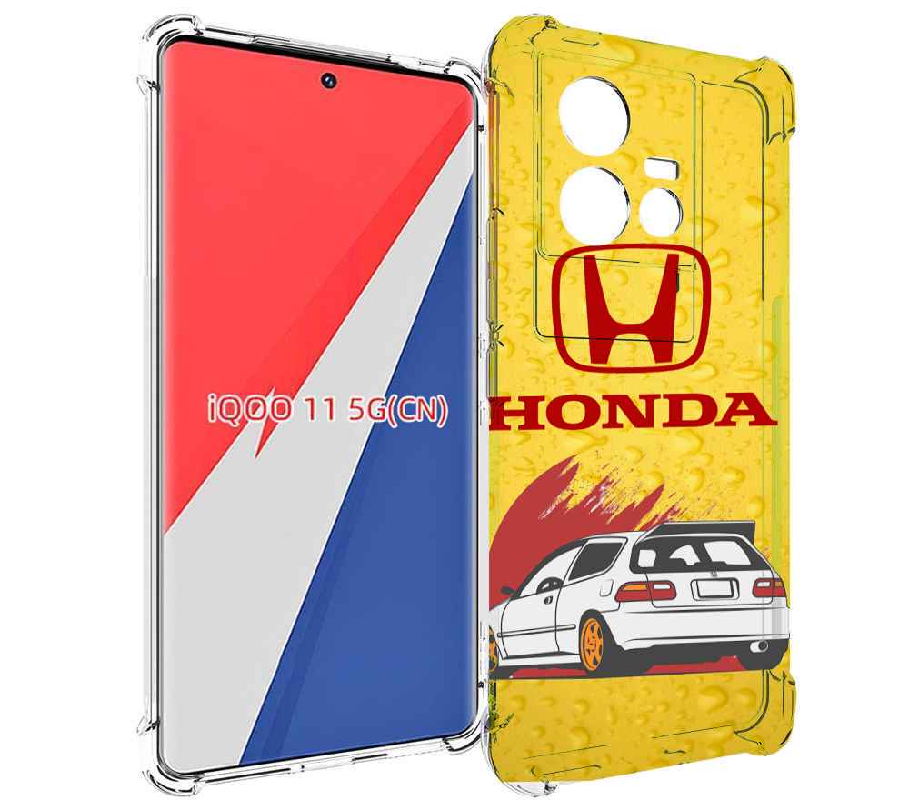 

Чехол MyPads honda-motor для Vivo iQOO 11, Прозрачный, Tocco
