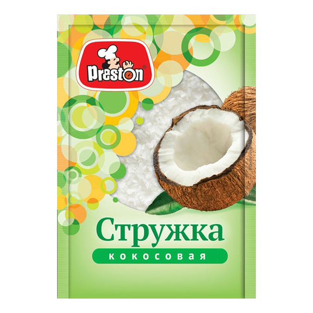 Стружка кокосовая Preston 40 г в ассортименте