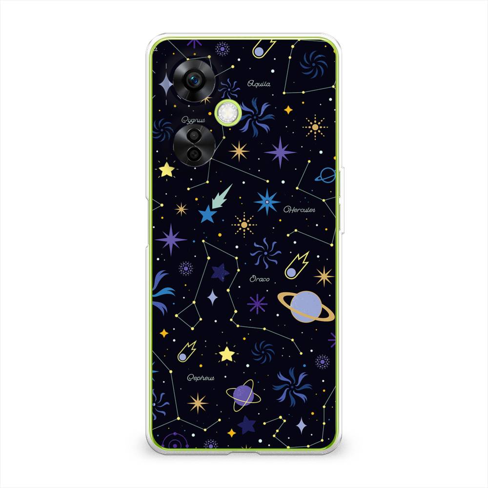 

Чехол на OnePlus Nord N30 5G "Цветной космос", Желтый, 153950-2