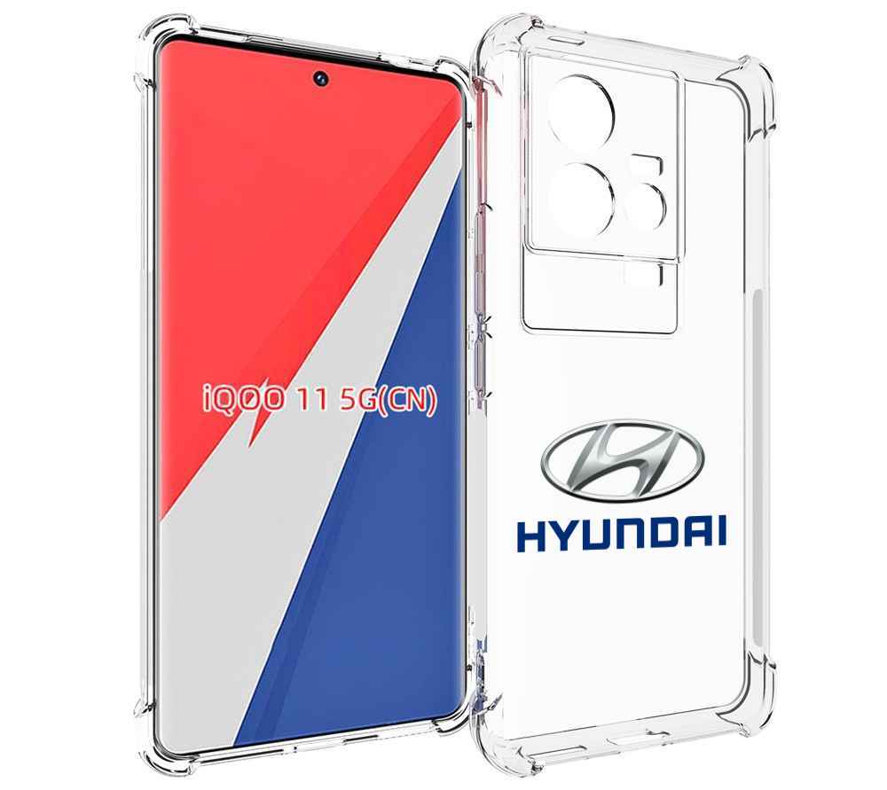 

Чехол MyPads hyundai-4 мужской для Vivo iQOO 11, Прозрачный, Tocco