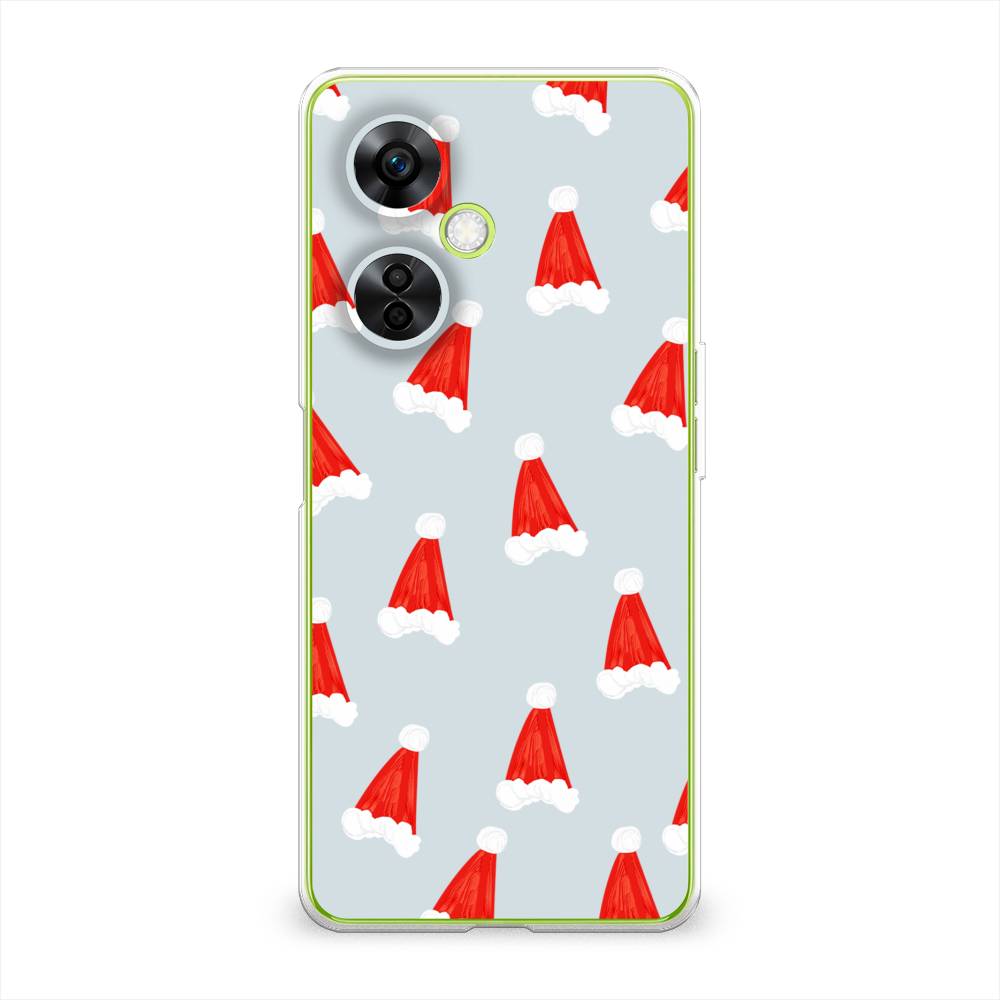 

Чехол на OnePlus Nord N30 5G "Новогодние шапочки", Белый;красный;серый, 153950-5