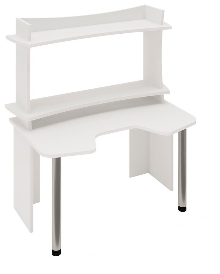 

Стол Мэрдэс СКЛ-Игр140 БЕ c надстройкой white