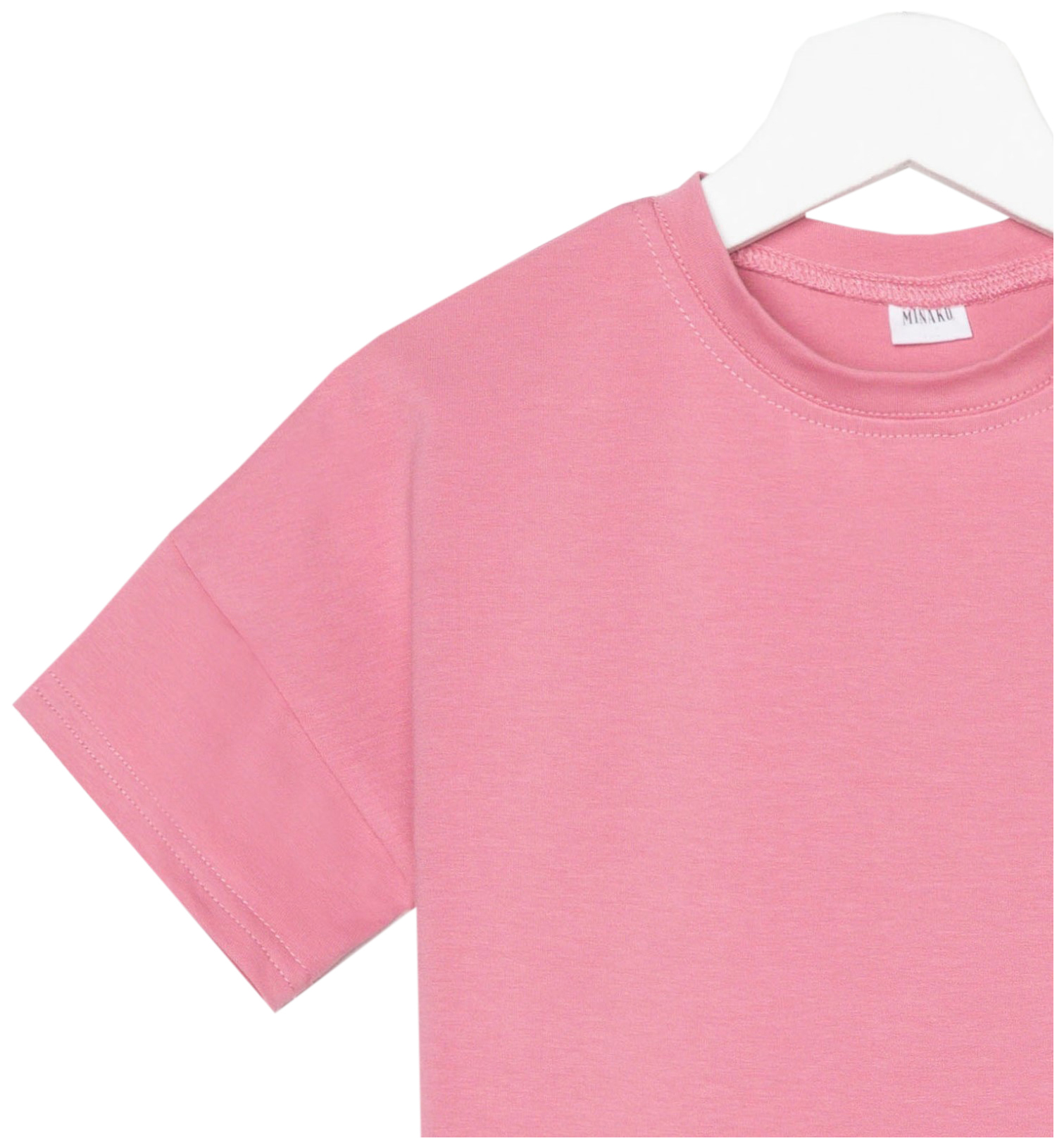 Футболка детская MINAKU:Basic line kids цвет пыльная роза, рост 98 футболка трикотажная эвангелия сухая роза