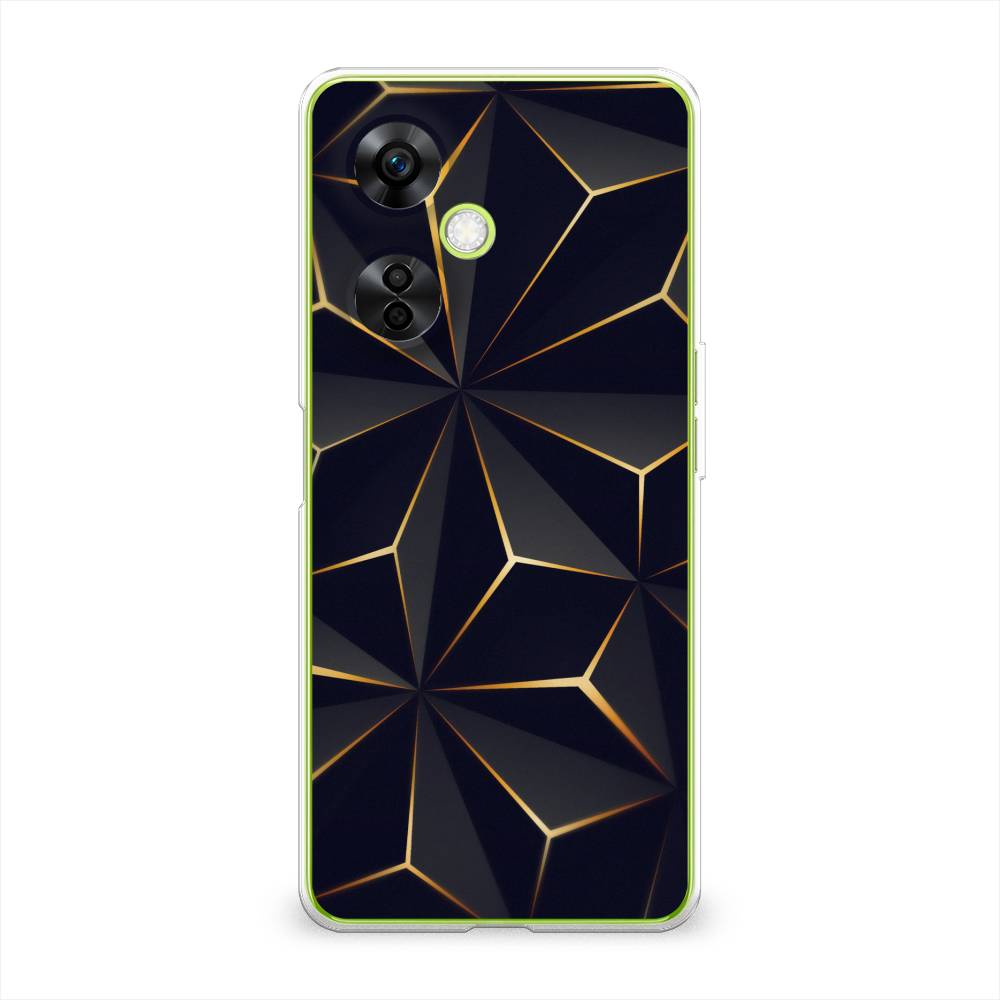 Чехол на OnePlus Nord N30 5G Черные полигоны