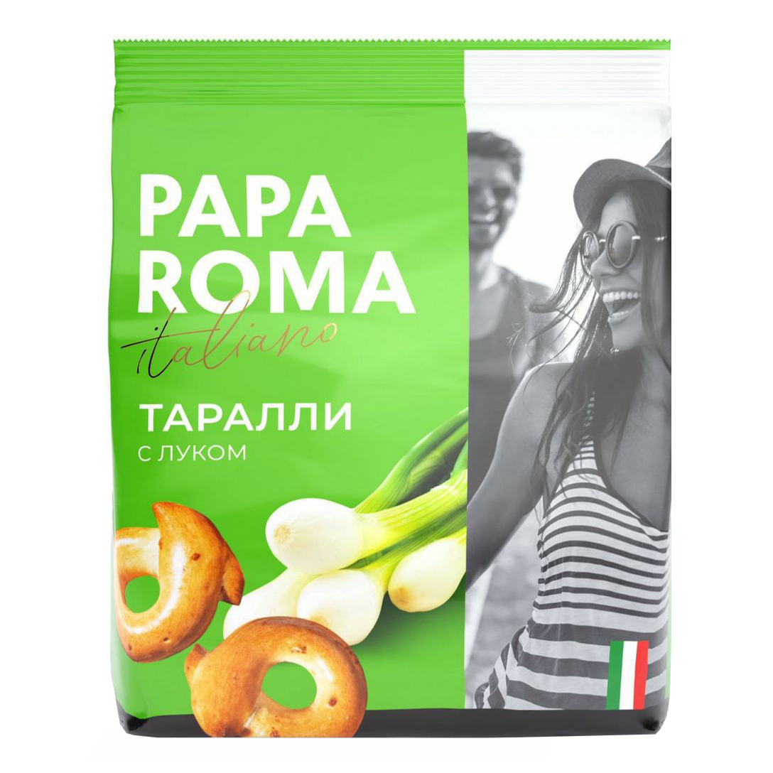 Таралли Papa Roma с луком 180 г