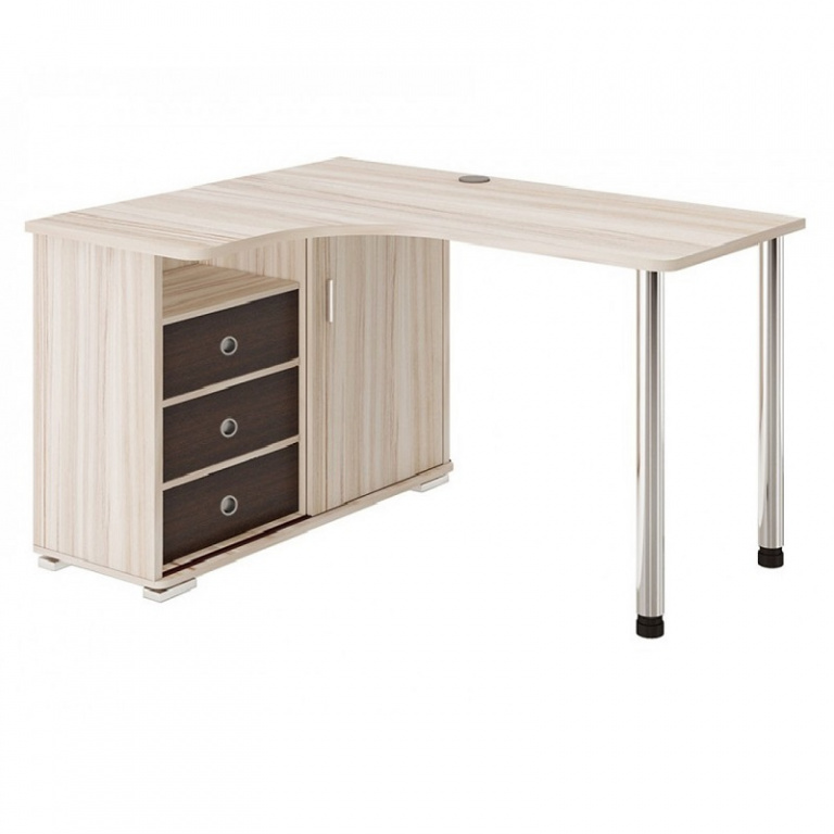 

Стол компьютерный Мэрдэс СР-145СМ КВК-ЛЕВ Caramel / wenge / Caramel, 1400x1160x745 мм