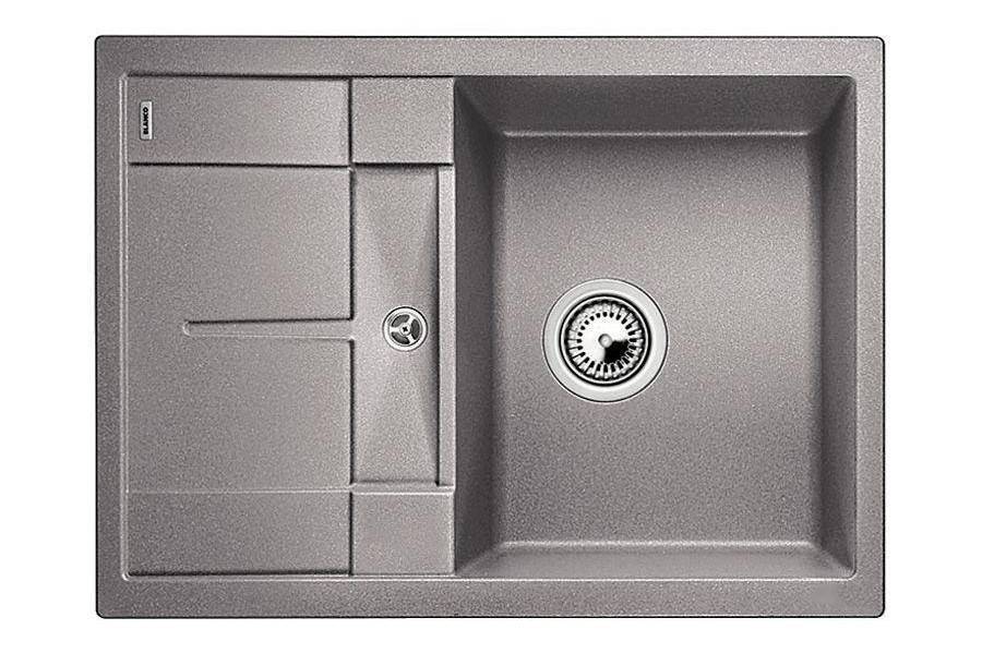 

Мойка BLANCO METRA 45S Compact SILGRANIT алюметаллик с клапаном автоматом 519574