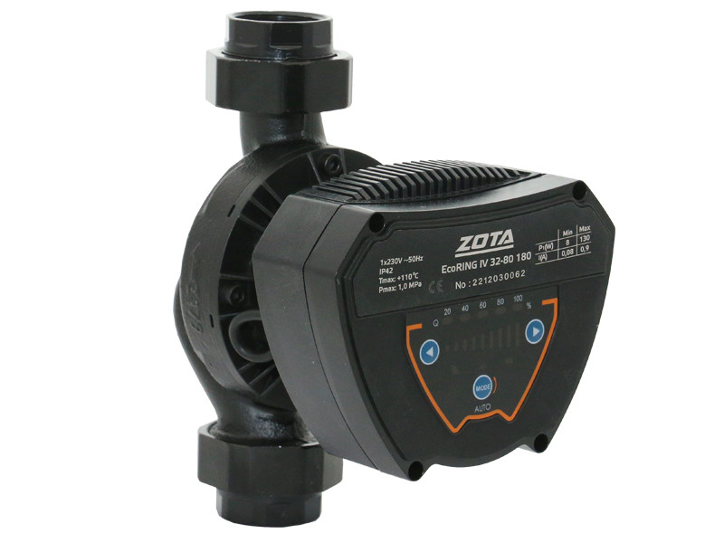 Циркуляционный насос для отопления ZOTA EcoRING IV 32-80 180 с гайками / ZR3631046202 циркуляционный насос для отопления slogger