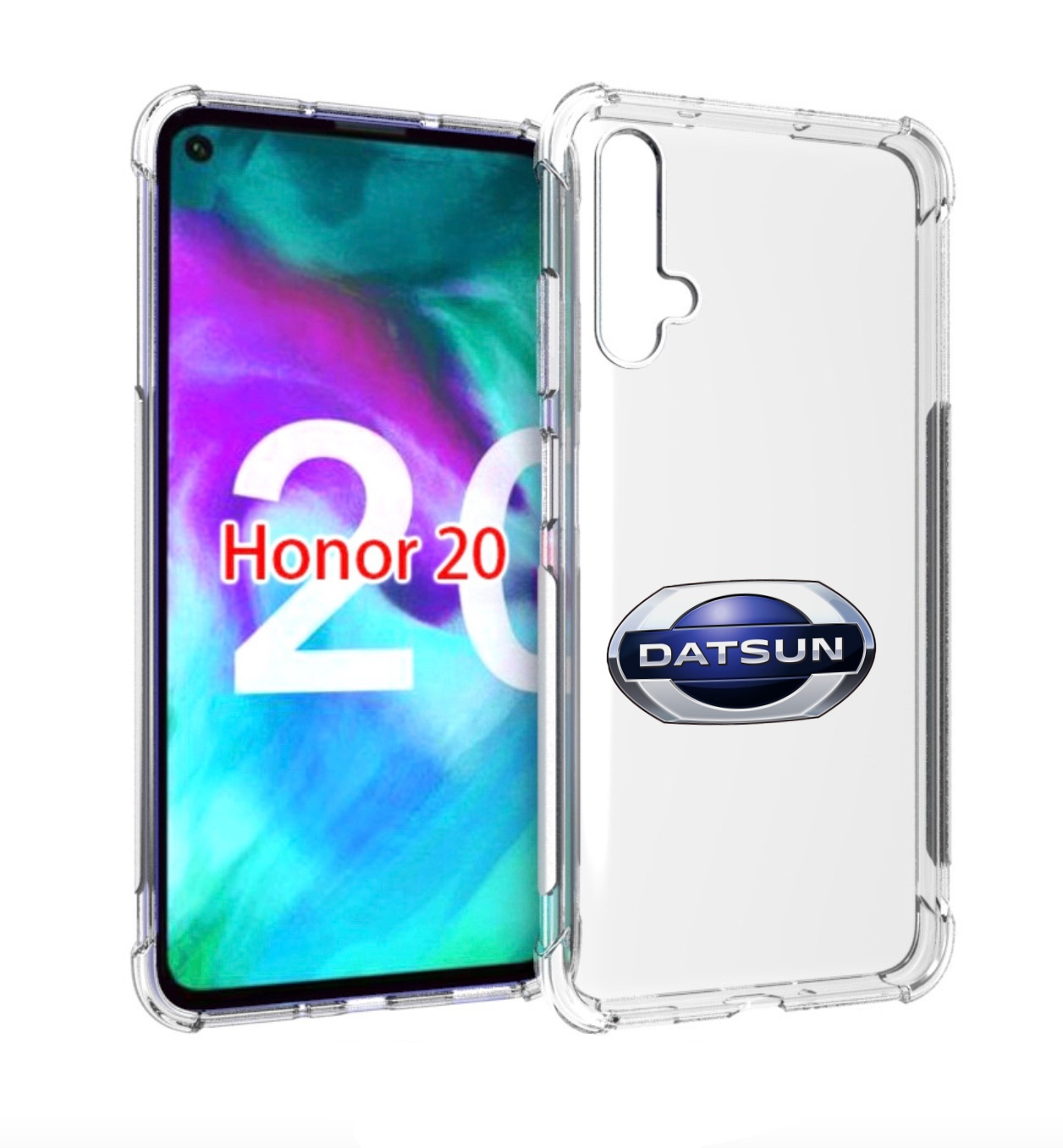 

Чехол бампер MyPads datsun мужской для Honor 20, Прозрачный, Tocco
