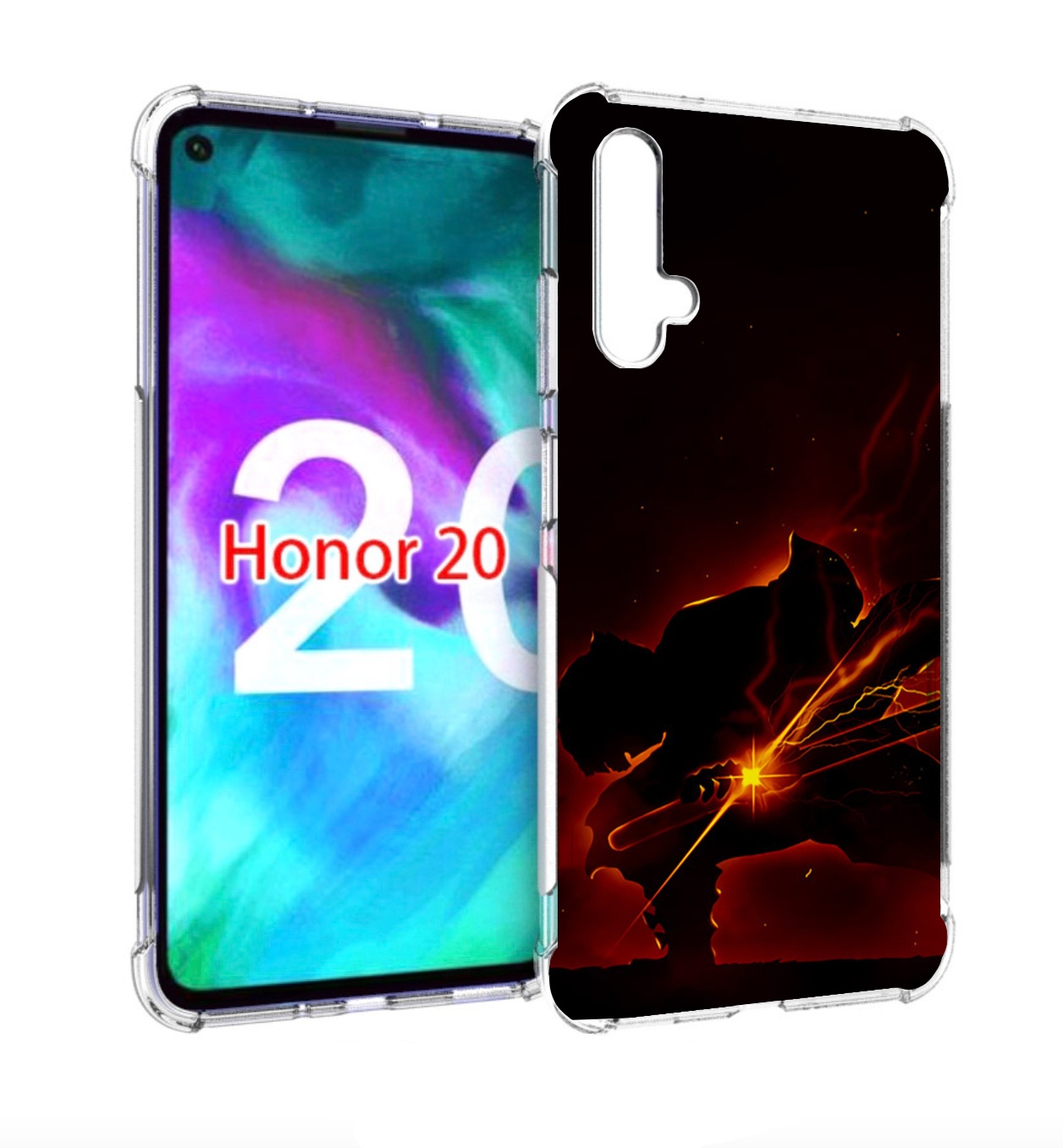 

Чехол бампер MyPads demon-slayer-зеницу для Honor 20 Honor, Прозрачный, Tocco