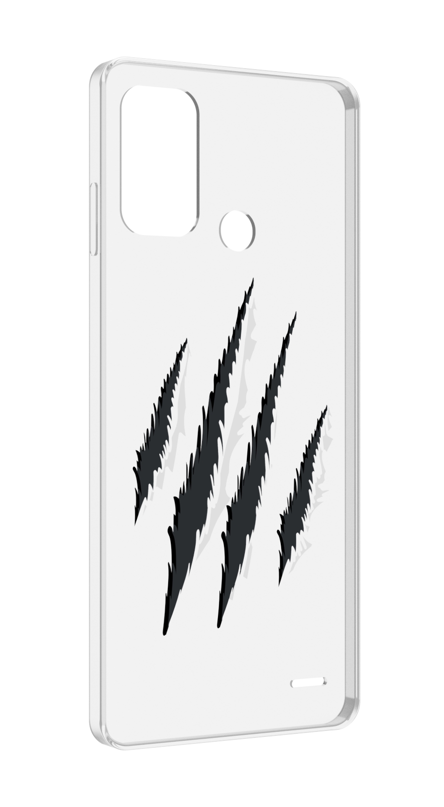 

Чехол MyPads след-когтей для ZTE Blade A52, Прозрачный, Tocco