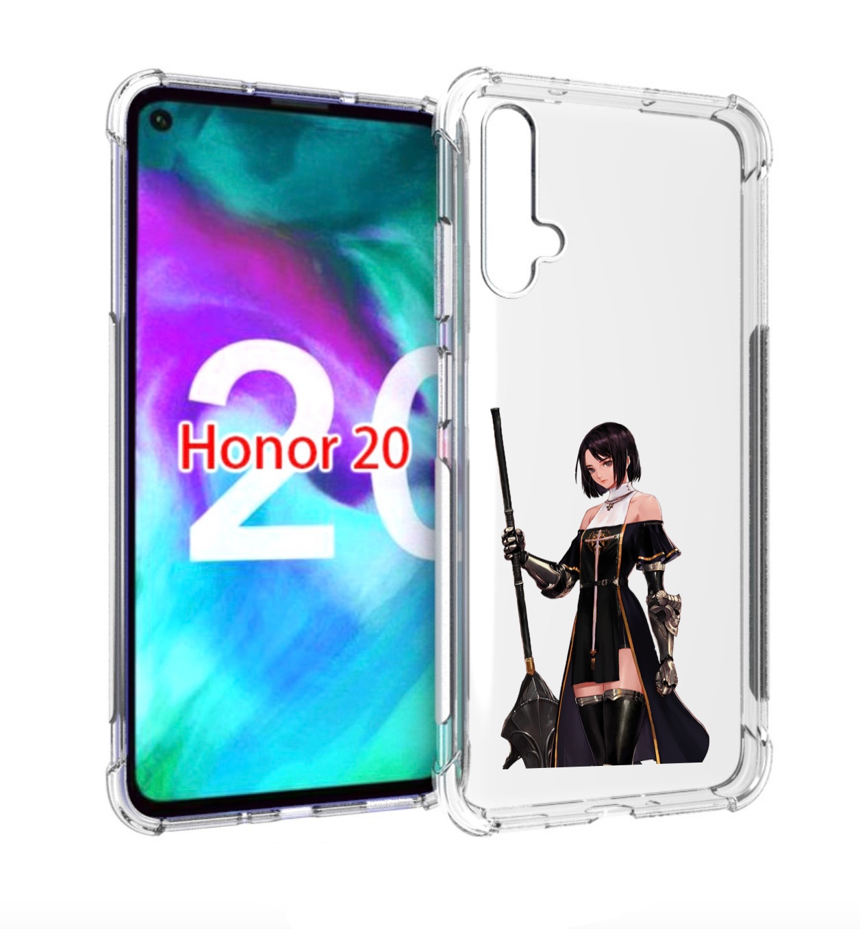 

Чехол бампер MyPads dungeon-fighter для Honor 20, Прозрачный, Tocco