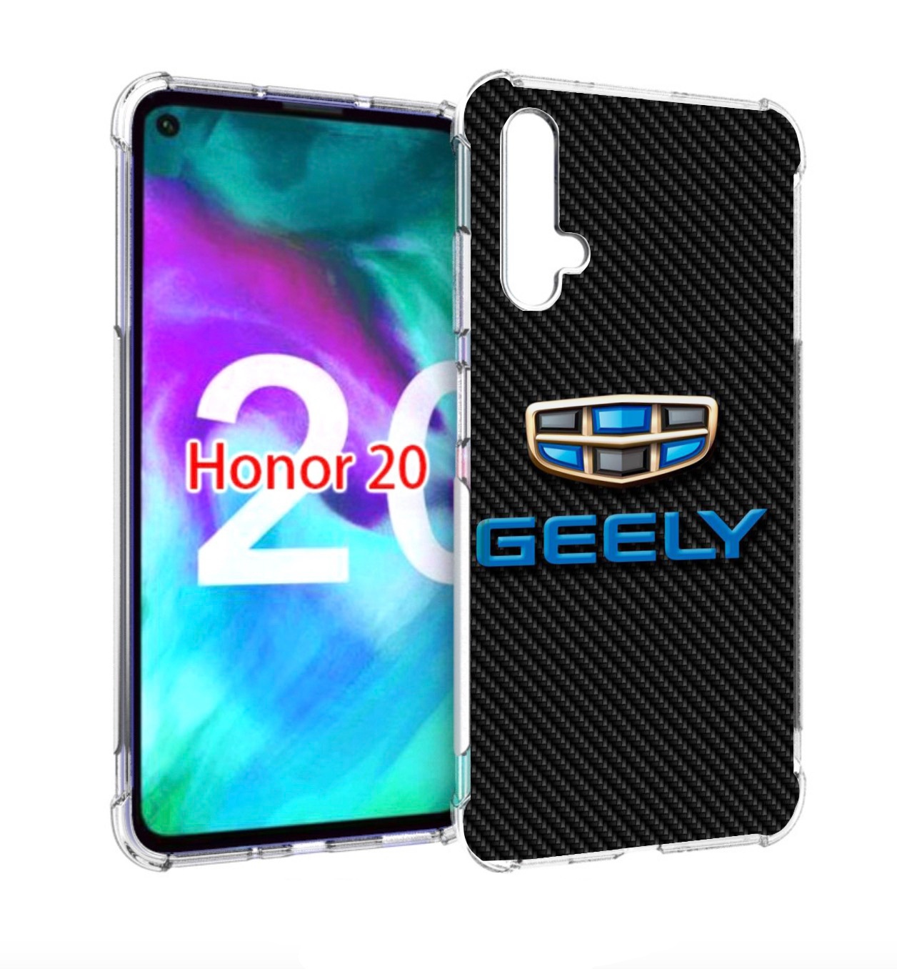 

Чехол бампер MyPads geely джили 1 для Honor 20, Прозрачный, Tocco
