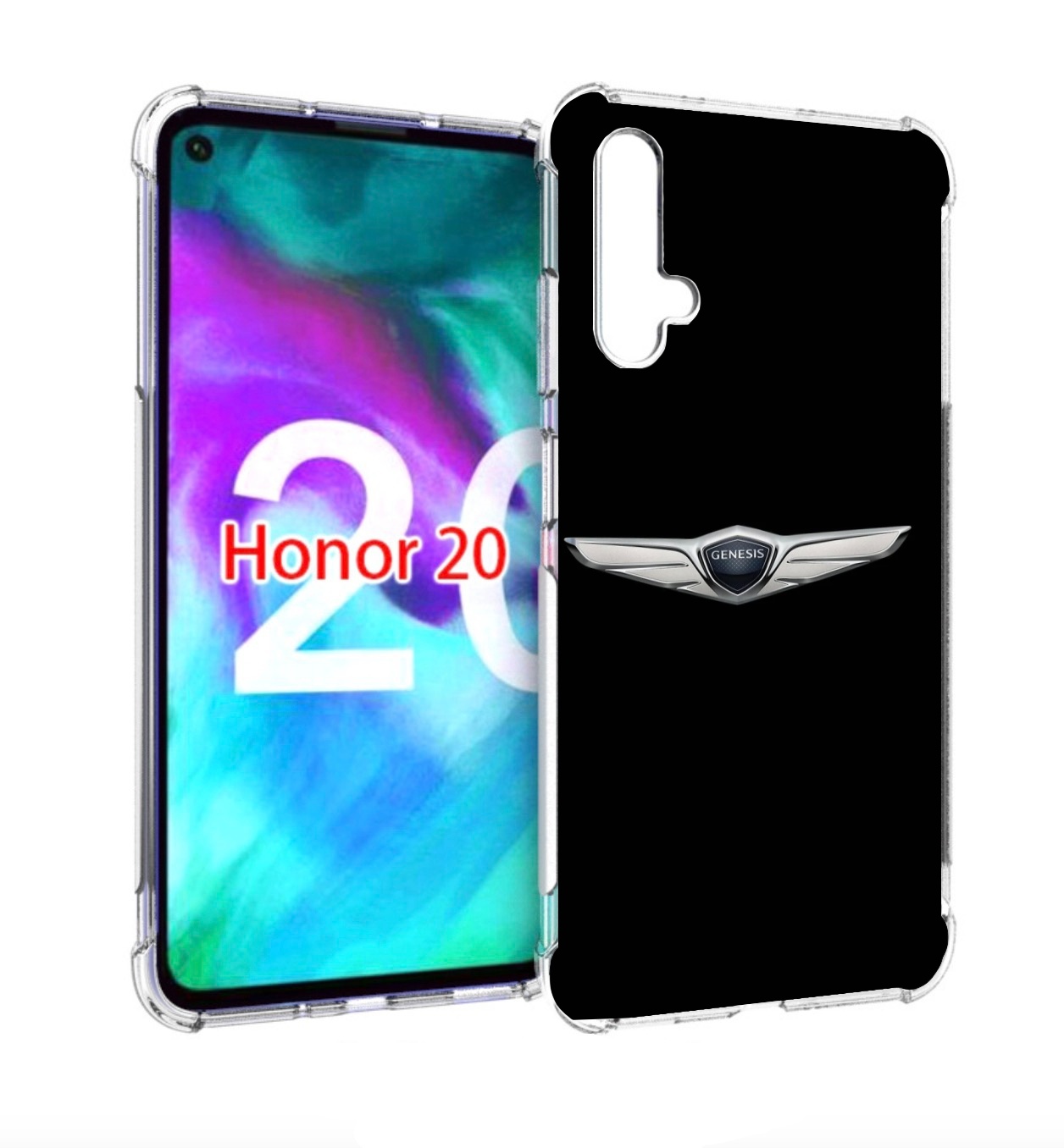 

Чехол бампер MyPads genesis-дженезис-1 мужской для Honor, Прозрачный, Tocco
