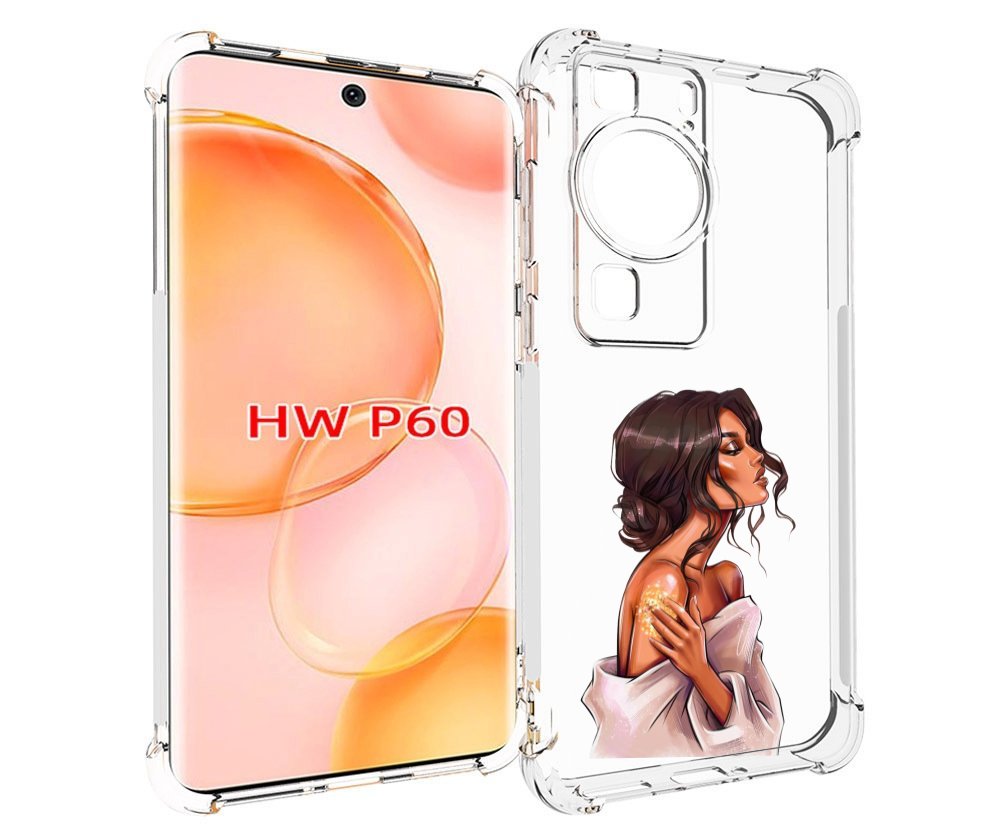 

Чехол MyPads Девушка-нежная женский для Huawei P60, Tocco