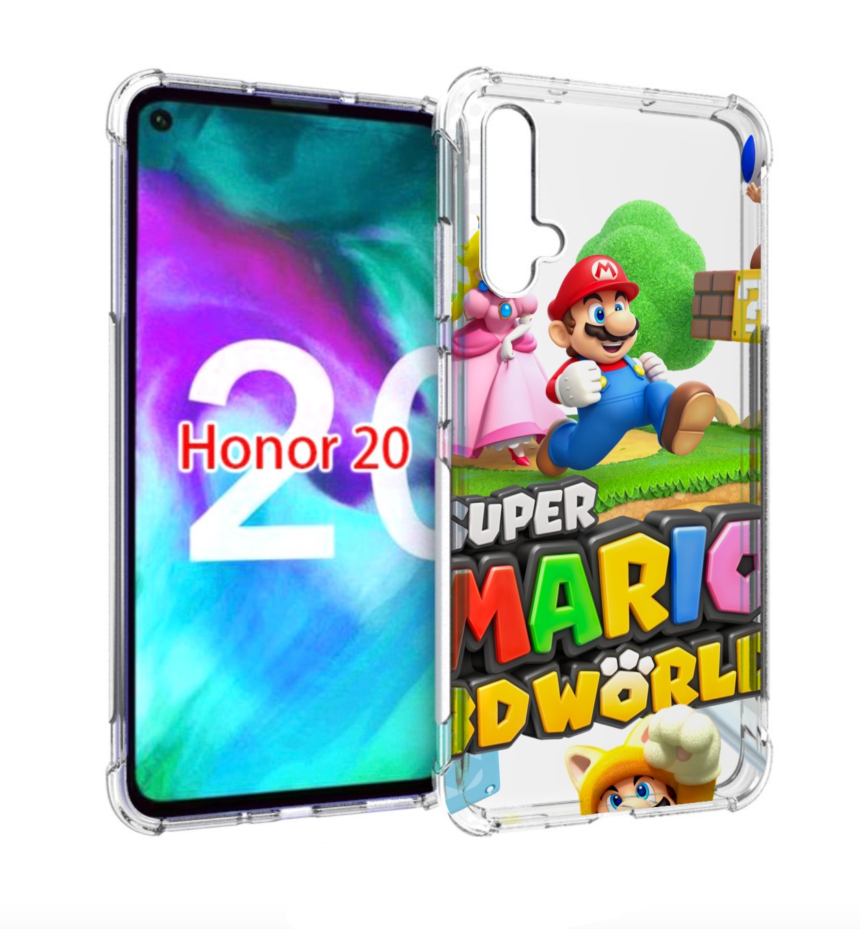

Чехол бампер MyPads Super Mario 3D World для Honor 20 Honor, Прозрачный, Tocco
