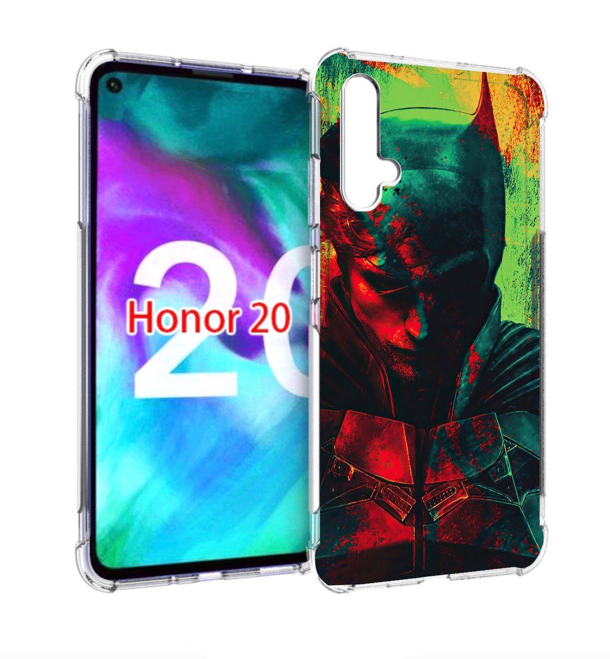 

Чехол бампер MyPads The Batman для Honor 20, Прозрачный, Tocco