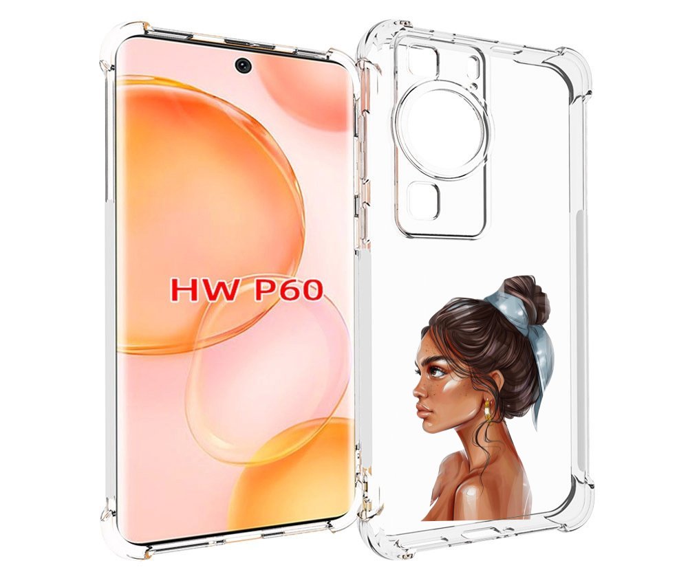 

Чехол MyPads Девушка-с-повязкой женский для Huawei P60, Tocco